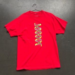 Size Large Red Twelve Bar T Shirt